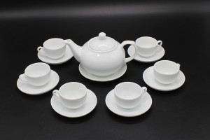 Ấm chén Bát Tràng in logo làm quà tặng M66